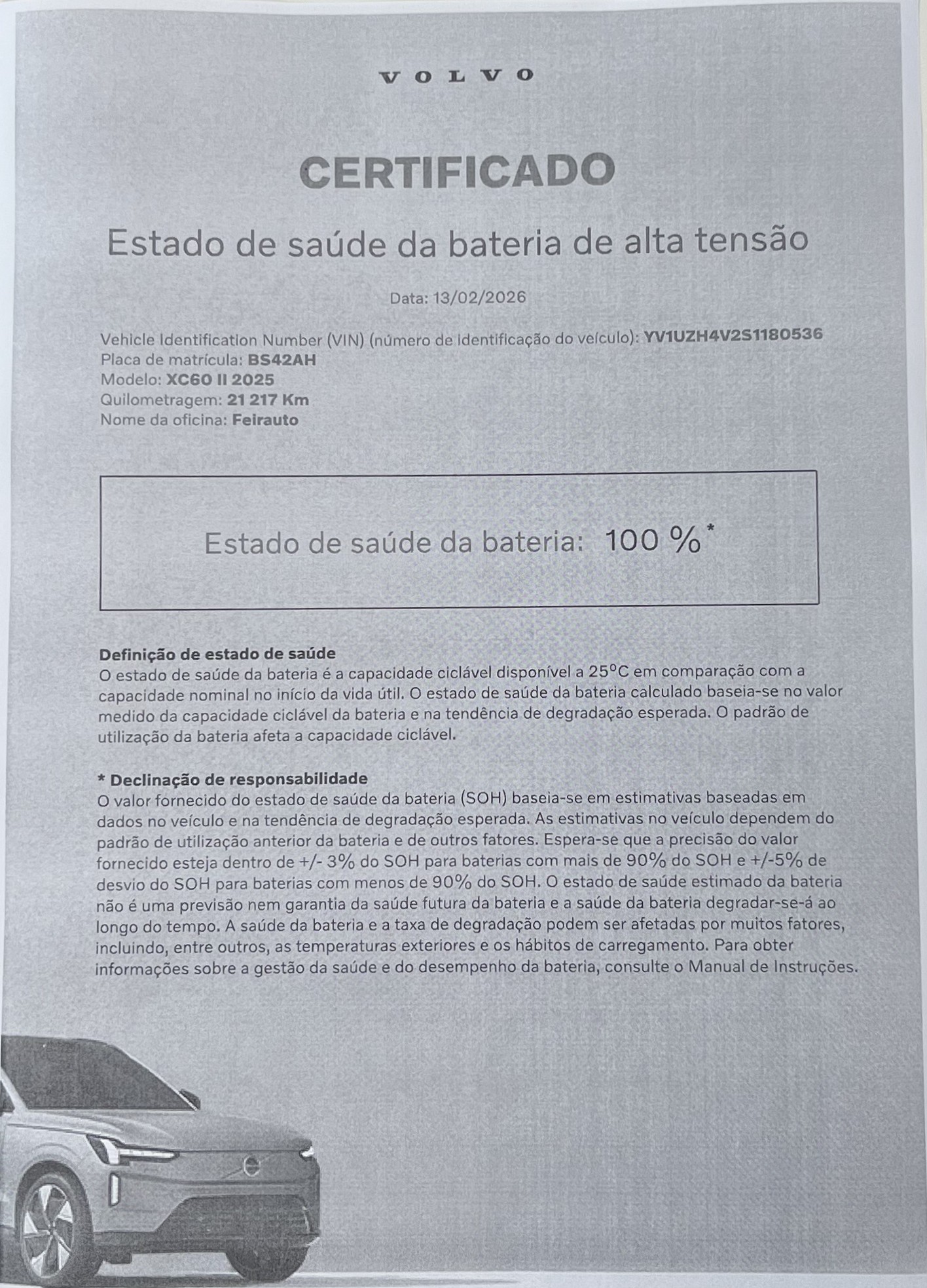capacidade bateria