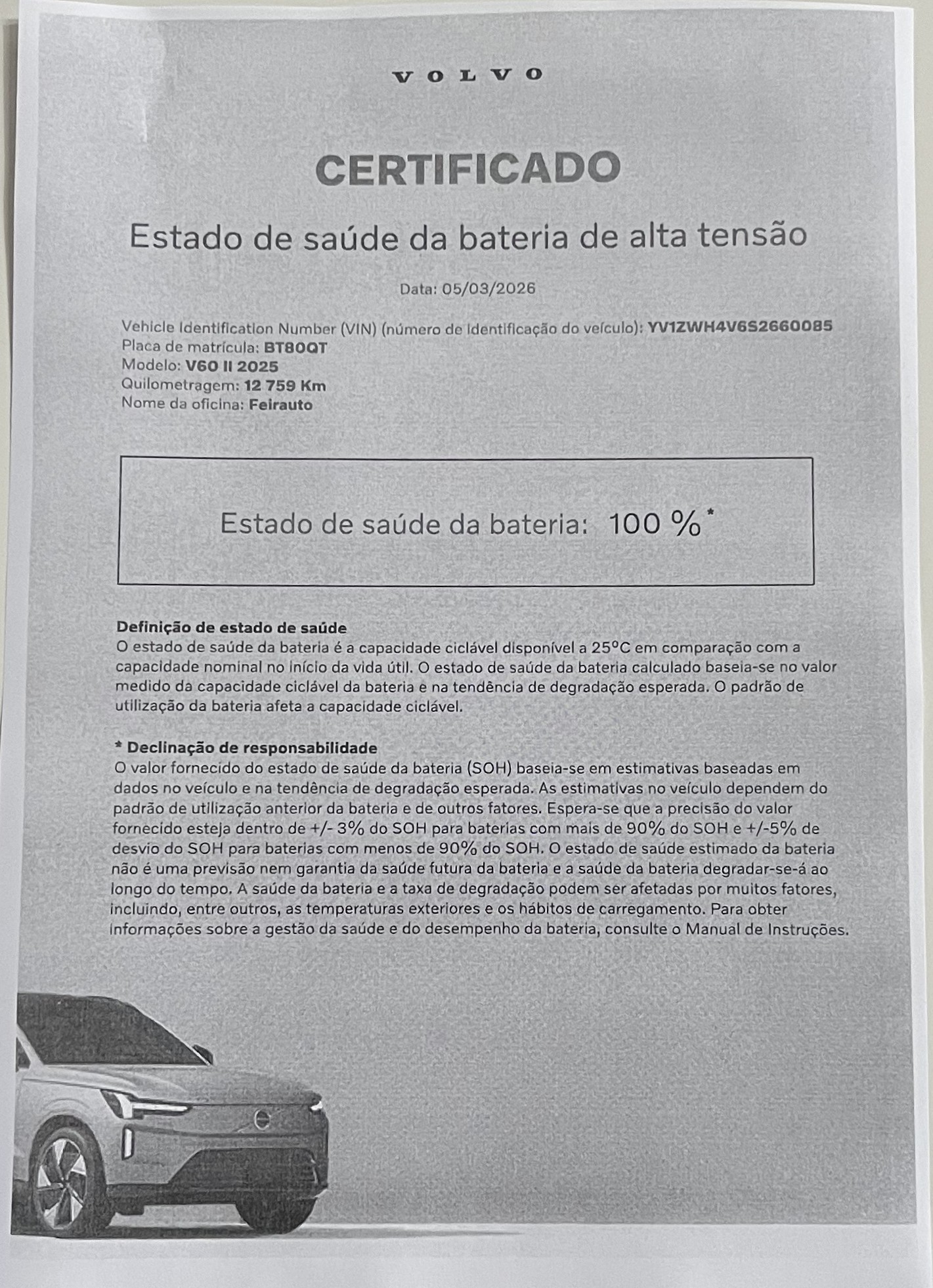 capacidade bateria